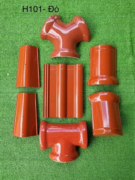  Ngói lợp tráng men Hera L301 đỏ mờ 