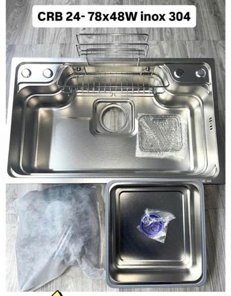  chậu chén yoshi 7848whộc cong lớn 304( hố vuông) giá đã giảm 