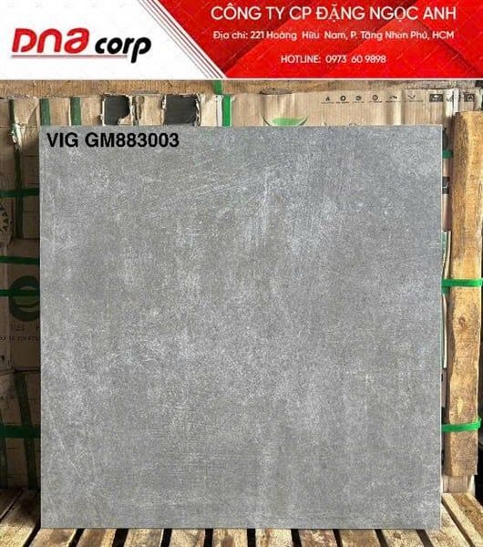  80*80 GM883003 Gạch lát nền đá mờ (1.92m/3v/th) 