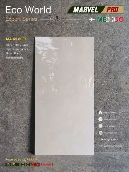  60*120 MA61.8001 Gạch ốp lát cao cấp (2v/th/1.44m) 