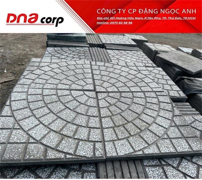  gạch vĩa hè quạt xám 40*40 giá kho ( đơn hàng dưới 2 tr phụ thu vc 100k) 