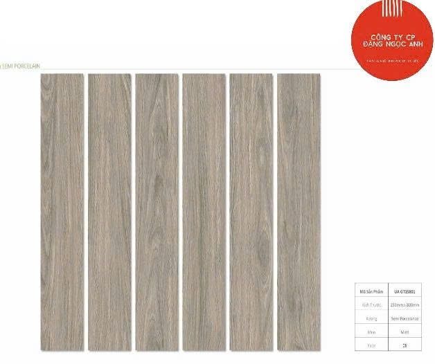  15*80 GT15801 Gạch lát nền giã gỗ mờ Vigalacera (8v/th/0.96m) 