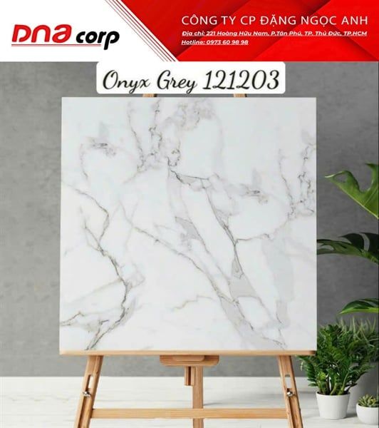  120x120 121203 Gạch Ấn Độ Onyx Grey 