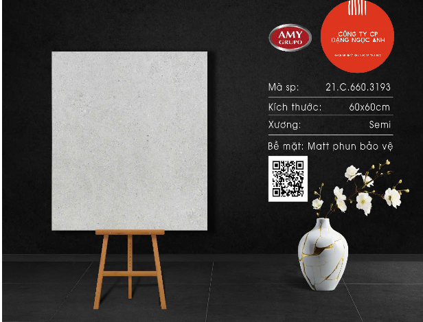  60*60 3193 gạch lát nền đá mờ á Mỹ (1.44m/4 vên/th) 