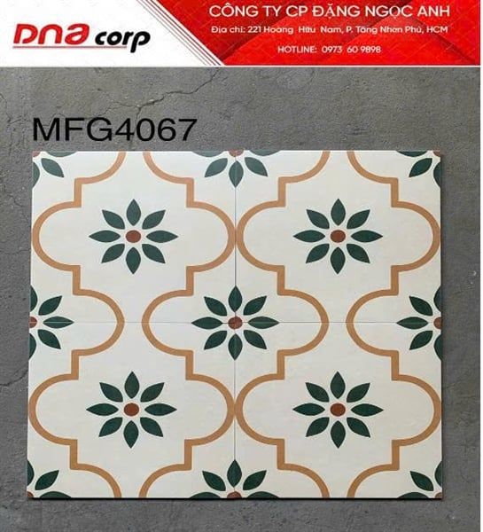  40*40 MFG4067 Gạch lát nền đá bông mờ (6v/th/0.96m) 