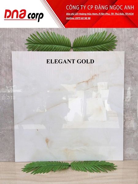  80*80 ELEGANT GOLD Gạch đá bóng kiếng Ấn Độ (3 viên/thùng/1.92m) 