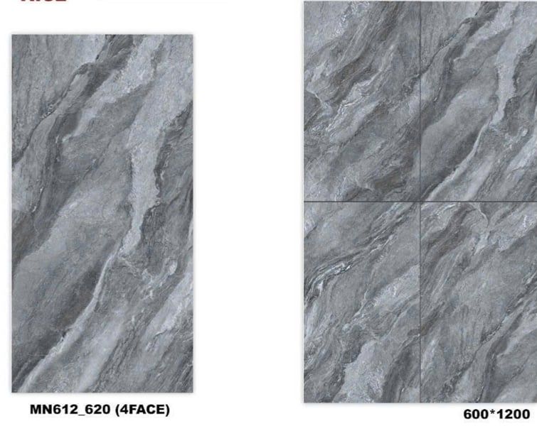  60*120 MN612-620 Gạch ốp lát đá bóng kính khổ lớn (3v/th/2.16m) 