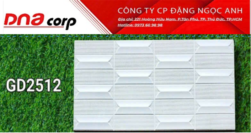  25*50 GD2512 men mờ daecra (12/V/TH/1.5M) 