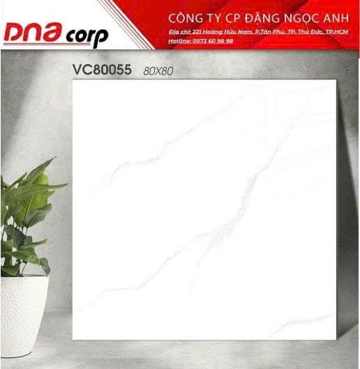  80*80 VC80055 gạch lát nền đá bóng kính Vicenza(1.92m/3v/th) 