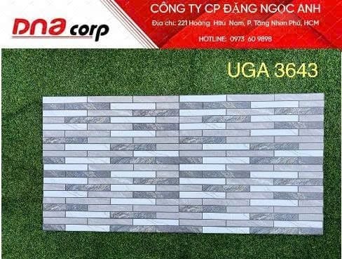  30*60 UGA3643 Gạch trang trí men mờ viglacera (8 viên/th/1,44m) 