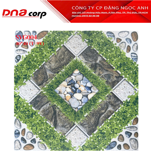  40*40 SVG004 men trung đô ( 9 viên/thùng/1.44 m) 