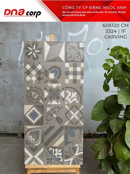  3324 1F Gạch Ấn Độ 60x120 