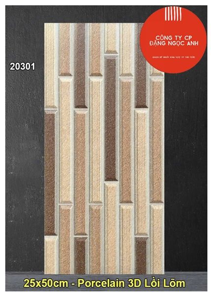  25*50 20301 gạch trang trí đá (12v/th/1.25m) 