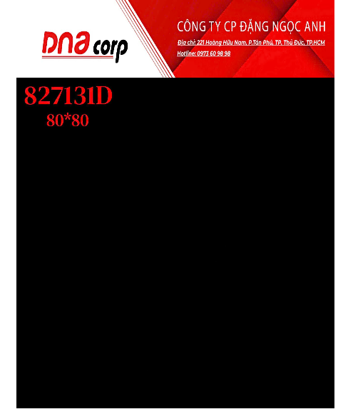  80*80 827130 đen trơn gạch lát nền đá bóng kính (1.92m/3/th) 