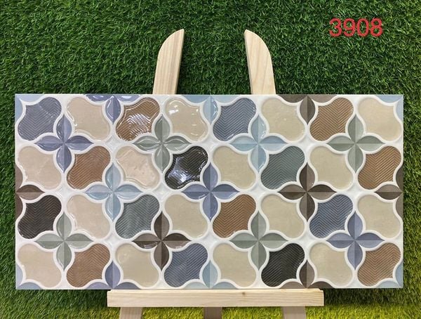  30*60 3908 Gạch trang trí Ấn Độ men ( 1.44m/8v/th) 