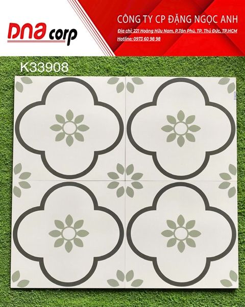  30x30 K33908 Đá Lát phòng tắm, ngoài trời 195k/Thùng 11V 