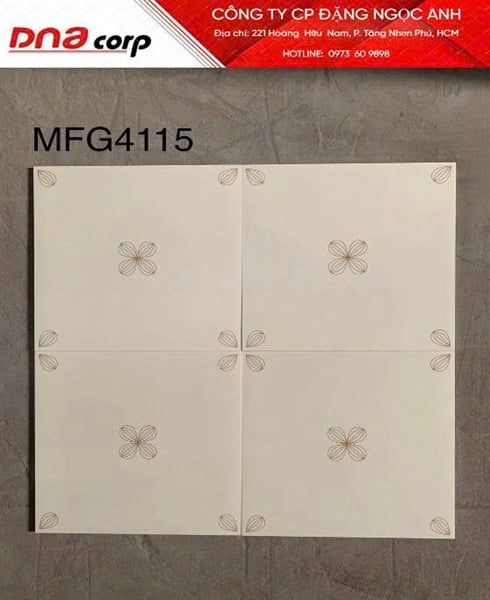  40*40 MFG 4115 Gạch lát nền đá bông mờ (6v/th/0.96m) 
