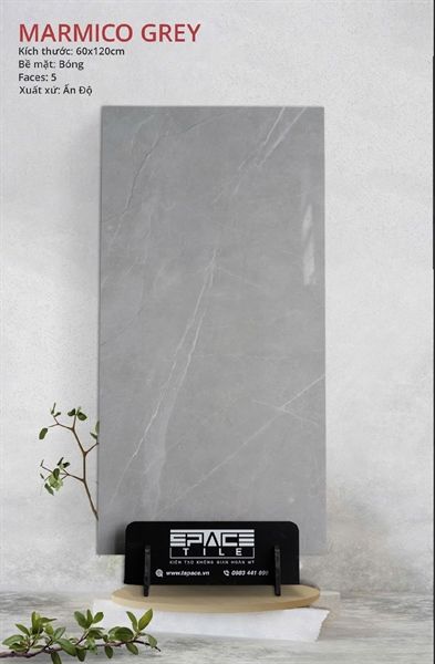  60x120 đá bóng Ấn Độ marmico grey th2v/1.44bóng xám 