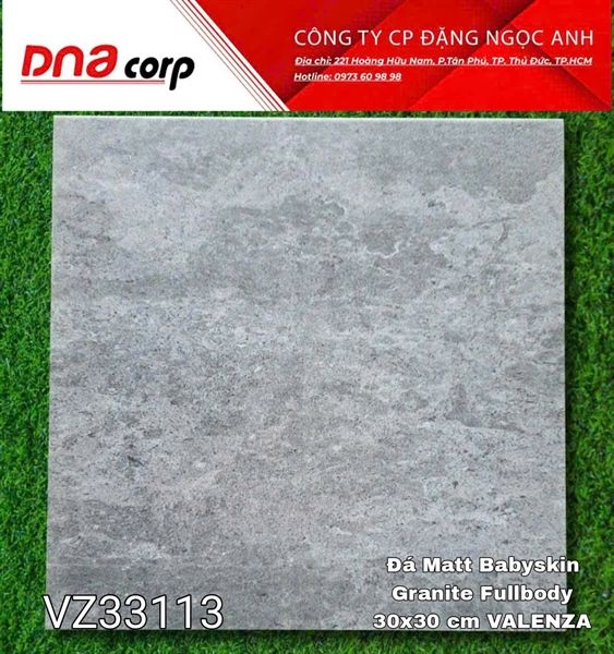  30x30 VZ33113 Đá Matt Babyskin Granite Fullbody VALENZ 