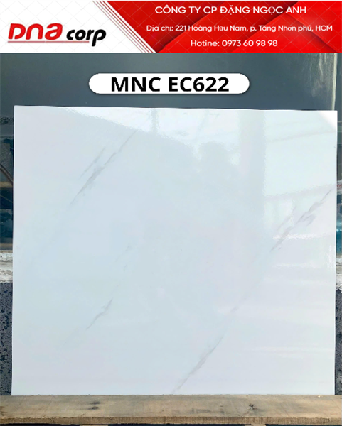  60*60 EC622 Gạch lát nền Men bóng ý mỹ (4v/th/1.44m) 