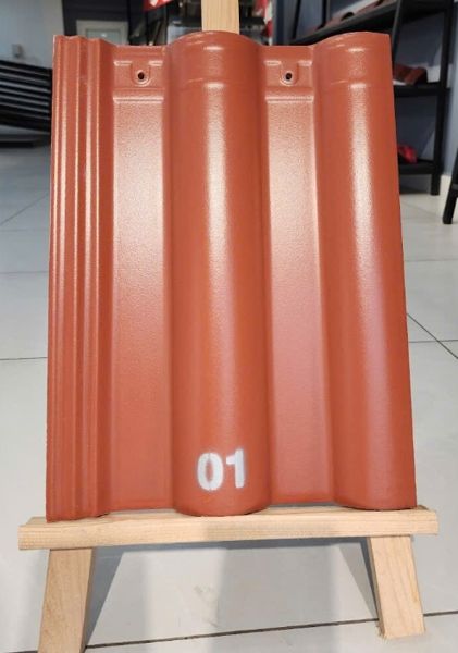  Ngói lợp TITAN001- cam đất nung KT: 30*45 (6V/TH) Đồng Tâm 