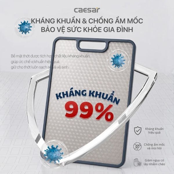  ksf103 thớt inox • KT: 360×260×20mm caser 