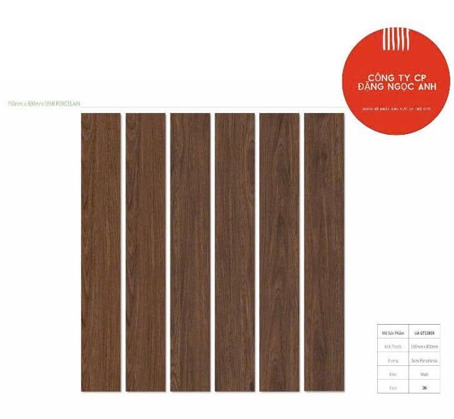  15*80 GT15804 Gạch lát nền giã gỗ mờ Vigalacera (8v/th/0.96m) 