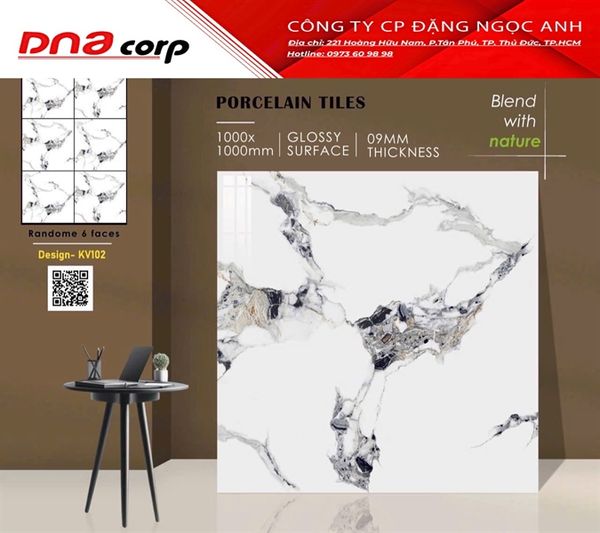  100x100 KV102 Gạch Ấn Độ 