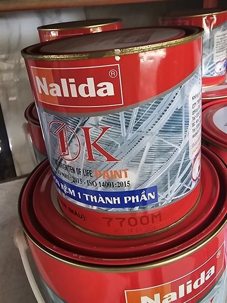  MÀU TRẮNG bóng 7700NALIDA 1KG 