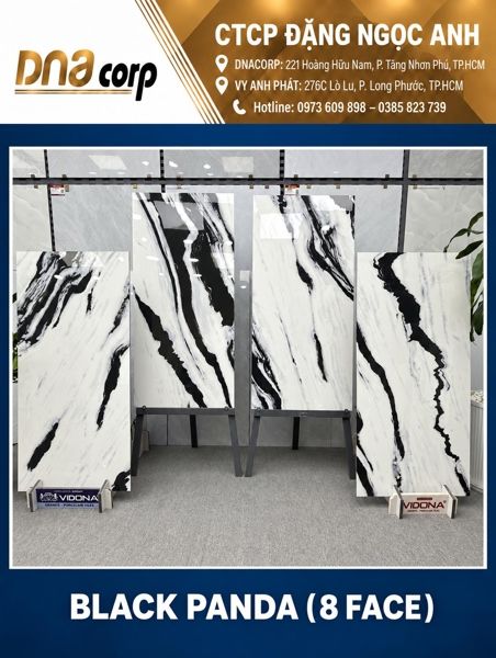  60*120 BLACK PANDA GẠCH ỐP LÁT CAO CẤP VIDONA (1.44M/2V/TH) 