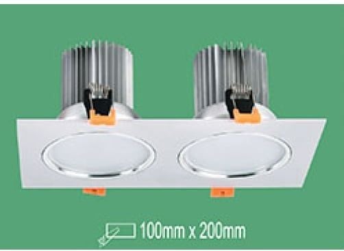  Đèn âm trần Sano LA 5324 Led 9W*2 W120*L230*H60 