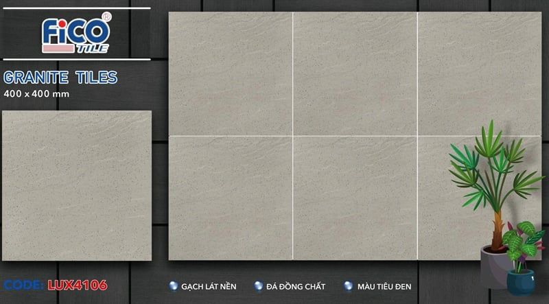  40*40 Lux4106 gạch lát nền đá (0.96m/6v/th) 