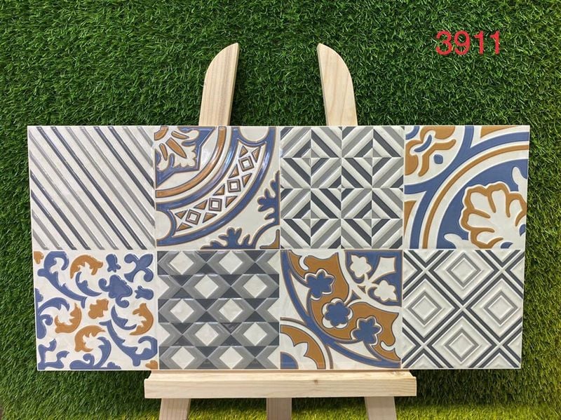  30*60 3911 Gạch trang trí Ấn Độ men ( 1.44m/8v/th) 