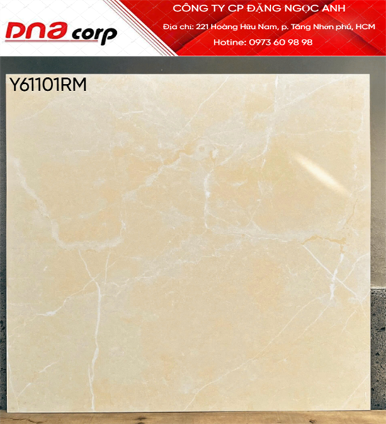  60*60 Y6101RM Gạch lát nền men mờ ý mỹ (4v/th/1.44m) 