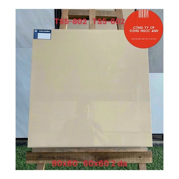  Viglacera 80*80 TS5 802 Gạch lát nền 2 da xà cừ vàng (1.92m/3v/th) 