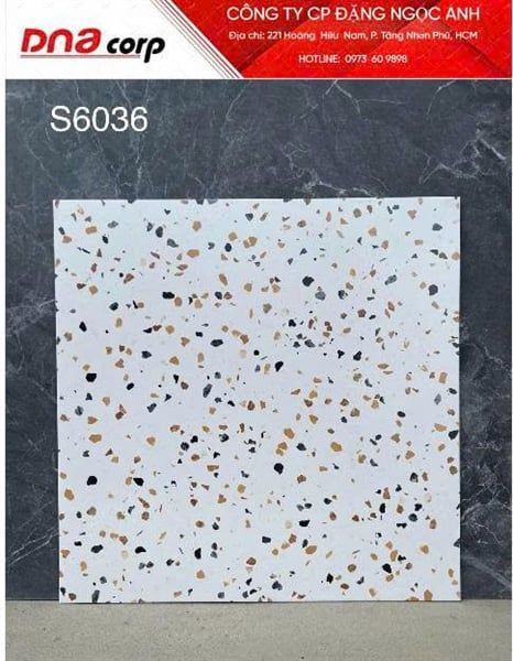  60*60 S6036 Gạch ốp lát trang trí đá bóng (4v/th/1.44m) 