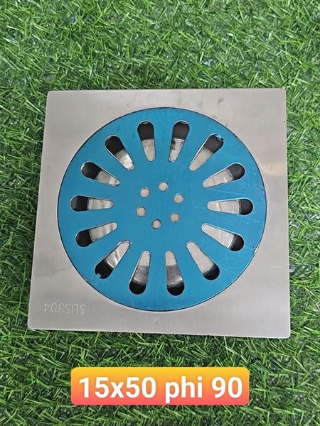  thoát sàn 15x15 phi 90 mờ 