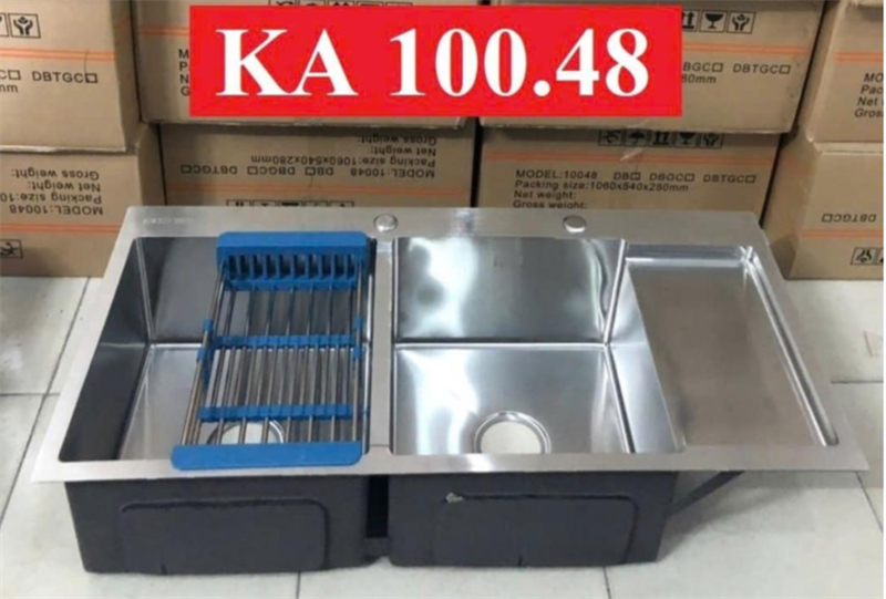  chậu chén 2h 1c 10048rdt201 kasuka 