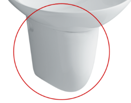  Chân chậu lavabo lửng INAX L-288VC (L288VC) 