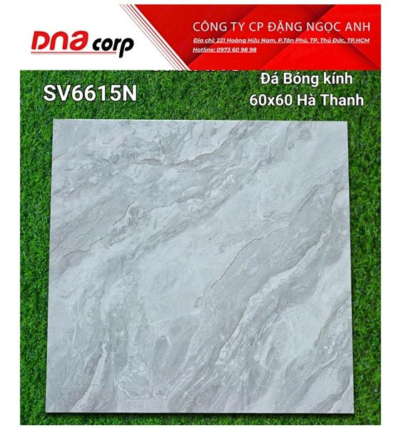  60*60 SV6615N Gạch lát nền đá bóng kính Hà Thanh (1.44m/4v/th) 