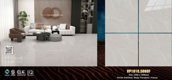  100*100 VP1010.5080F Gạch lát nền đá bóng kính khổ lớn (2v/th/2m) 