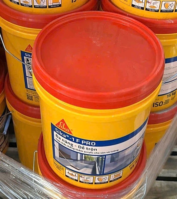  Chống thấm tường và sàn SIKA 1F PRO ( thùng 15kg) 
