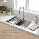  Chậu rửa chén inox 1 hộc KSH01H075SX KT: 750 × 460 × 220 mm( giá đã giảm) 