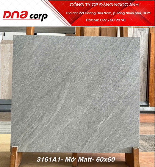  60*60 3161 Gạch lát nền đá mờ á mỹ (1.44m/4v/th) 