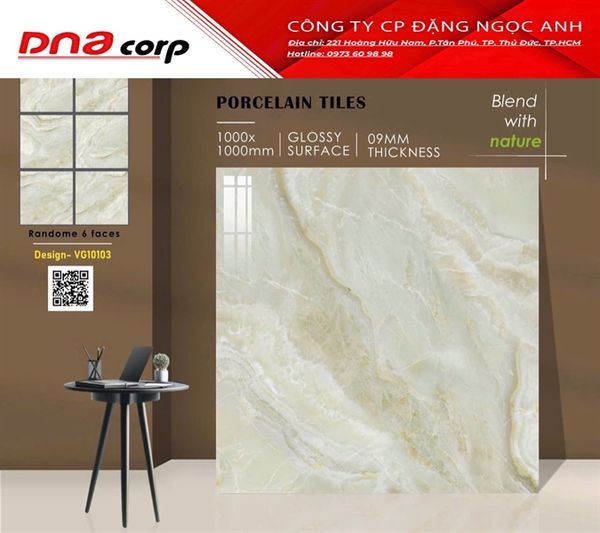  100x100 VG10103 Gạch Ấn Độ 