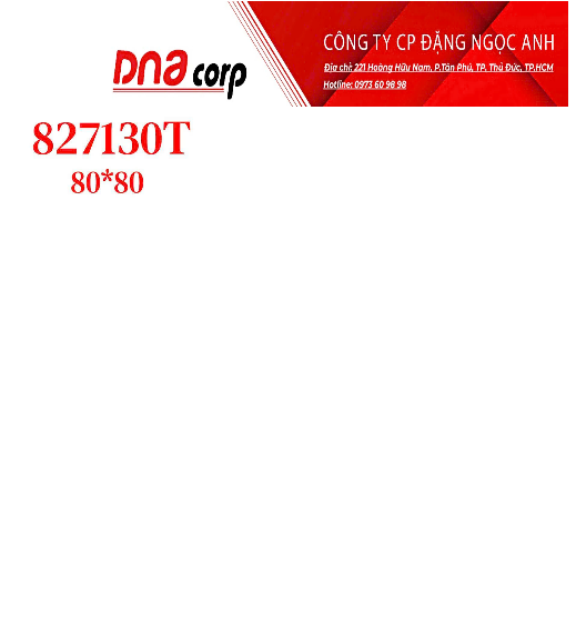  80*80 827130 trắng trơn gạch lát nền đá bóng kính (1.92m/3/th) 