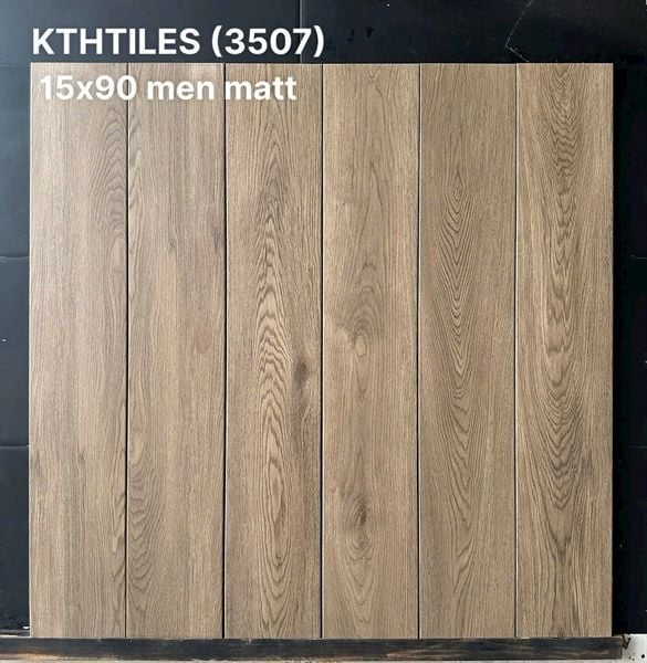  15*90 3507 Gạch giã gỏ men mờ ( 8v/thùng/1.08m) 