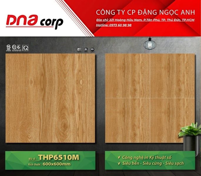  đá 60*60 THP6510M giả gổ mờ mikado (th5v/1.8m/th) 