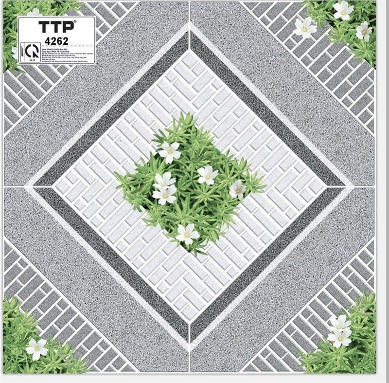  40*40 TTP4262 gạch lát nền men mờ (12v/th/1.92m) 