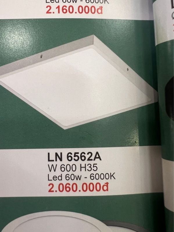  dèn sanoLN 6562A đèn led 60w as trắng 6000k w600 h35(đã giảm 2.060.000) 